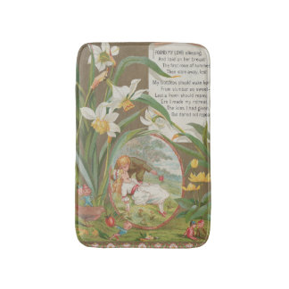 Vintage Sweet innocent Valentine, Kate Greenway Bath Mat