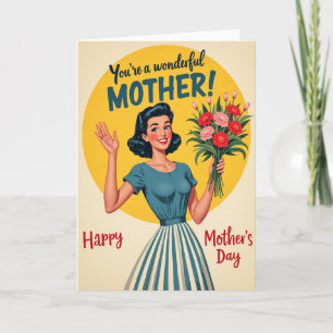 Vintage Sweet Mothers Day Card