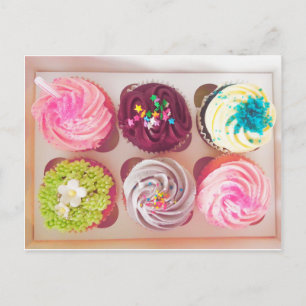Vintage Sweet Tooth Cupcakes Postcard