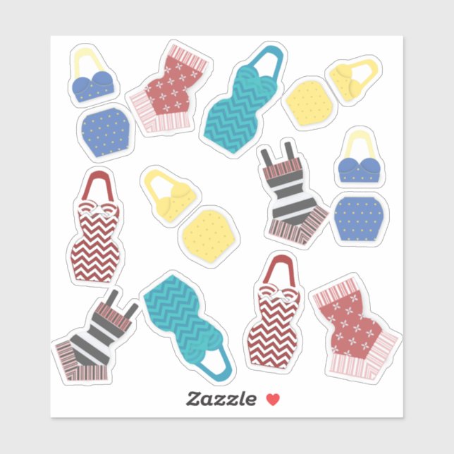 Vintage Swimsuits (Sheet)