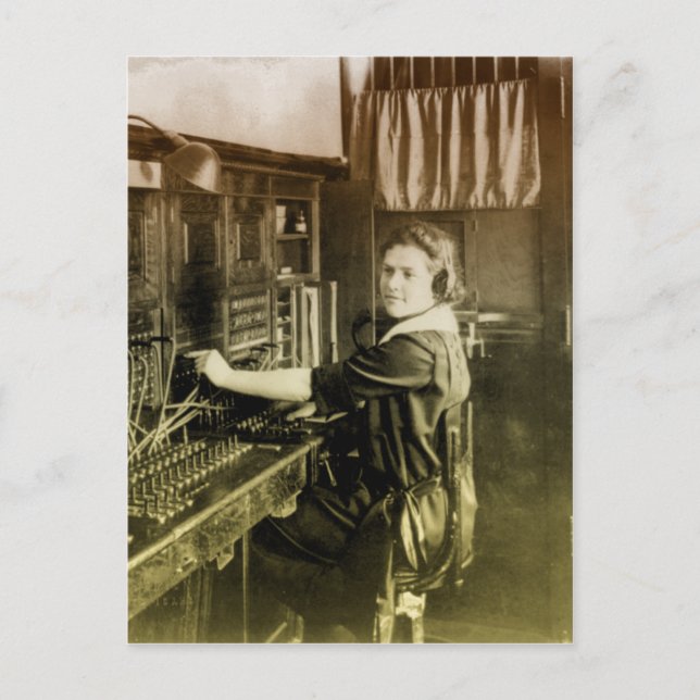 Vintage Switchboard Postcard (Front)