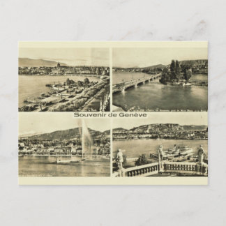 Vintage Switzerland Geneva 1912 Postcard