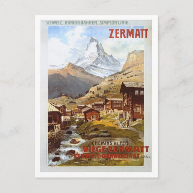 Vintage Switzerland - Postcard (Front)
