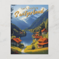 Vintage Switzerland Travel 