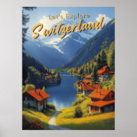 Vintage Switzerland Travel