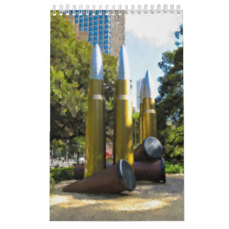 Vintage Sydney Hyde Park Memorial Calendar