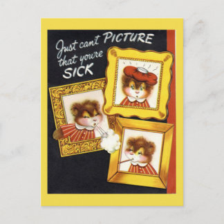 Vintage Sympathy Postcard