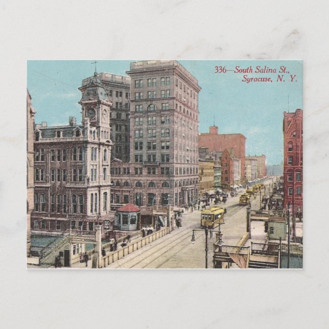 Vintage Syracuse NY Postcard (Front)