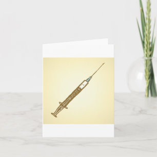 Vintage Syringe Note Cards