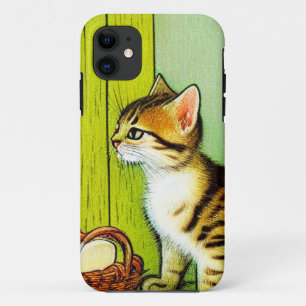 Vintage Tabby Cat Illustration Case-Mate iPhone Case