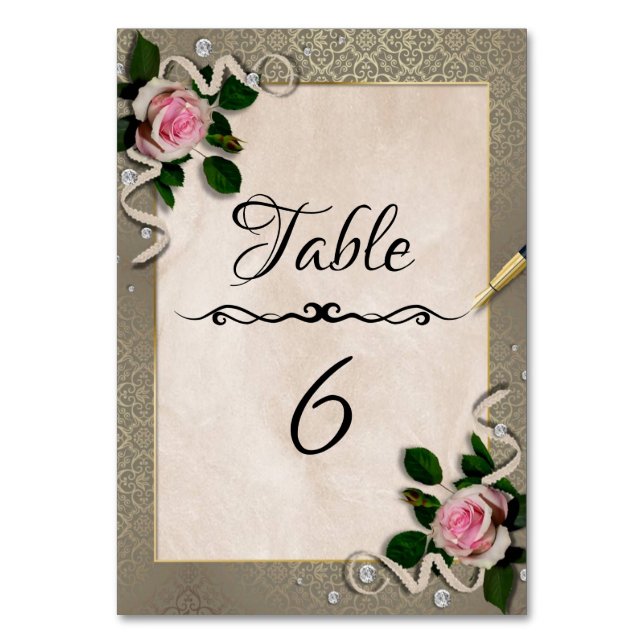 Vintage Table Number (Front)