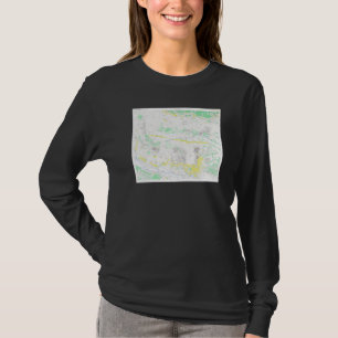 Vintage Tachikawa Japan Map 1945 T-Shirt