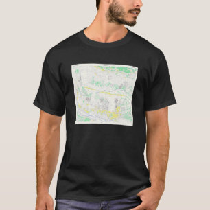 Vintage Tachikawa Japan Map 1945 T-Shirt