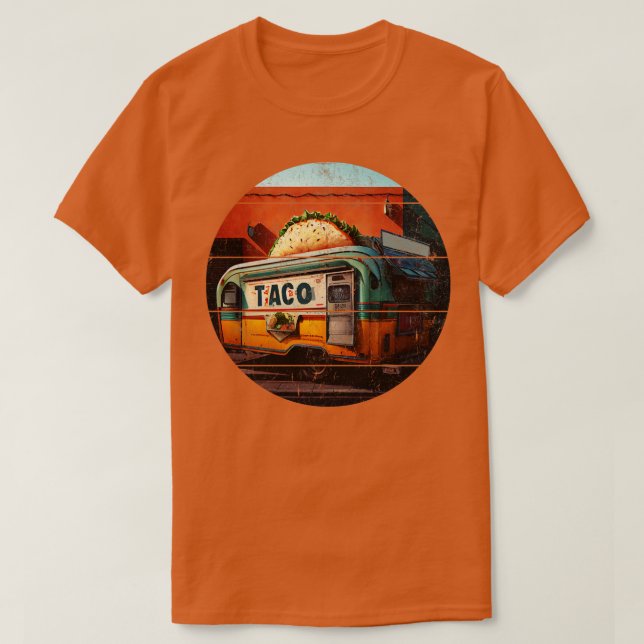 Vintage Taco Truck T-Shirt (Design Front)