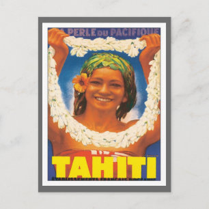 Vintage Tahiti Postcard