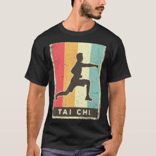 Vintage Tai Chi Sport Retro Poster T-Shirt