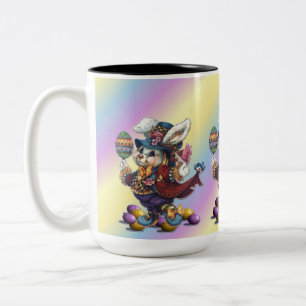 Vintage Tailcoat Easter Bunny Coffee Mug