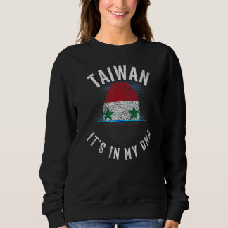 Vintage Taiwan Flag - It Is In My DNA - Taiwanese Sweatshirt