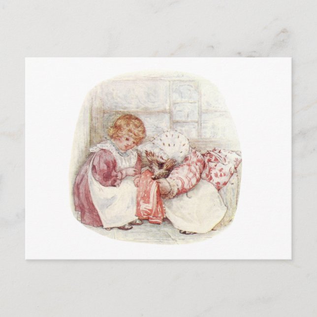 Vintage Tale of Mrs Tiggy Winkle Postcard (Front)