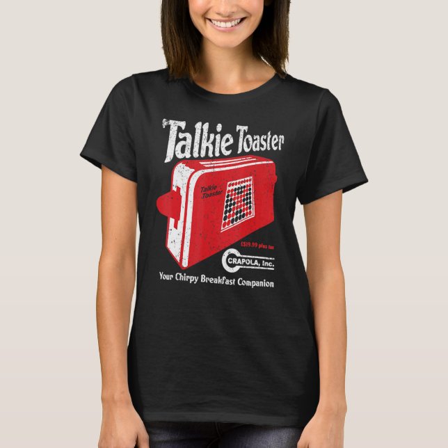 Vintage Talkie Toaster Breakfast Companion T-Shirt (Front)