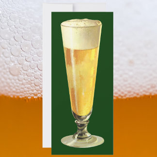 Vintage Tall Frosty Draught Beer, Alcohol
