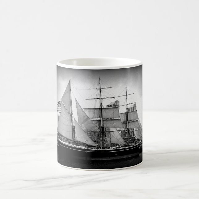 Vintage Tall Ship Coffee Mug (Center)