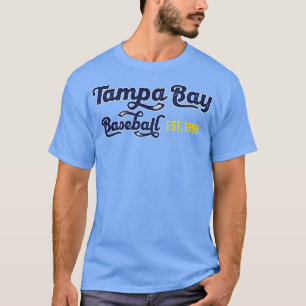 Vintage Tampa Bay Baseball Est 1998 Baseball Lover T-Shirt