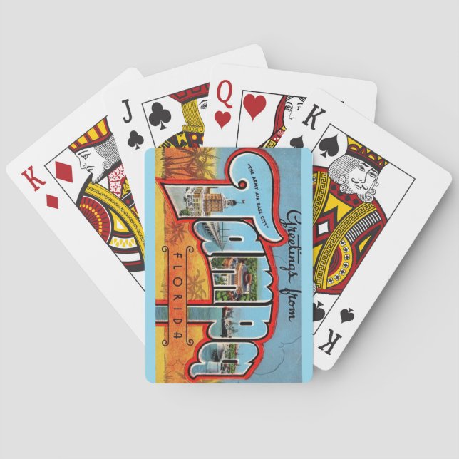 Vintage Tampa Florida Playing Cards (Back)