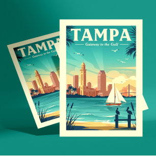 Vintage Tampa Postcard