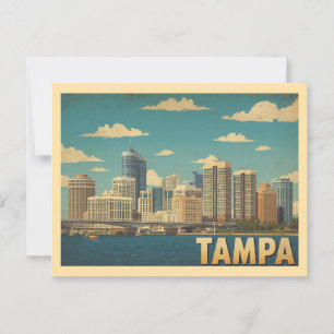 Vintage Tampa Travel Postcard