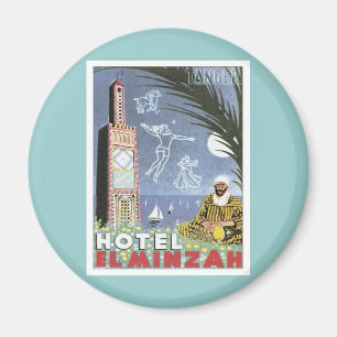 Vintage Tangier Morocco Magnet