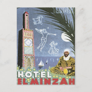 Vintage Tangier Morocco Postcard