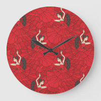 Vintage Tango Flamenco Dance Pattern
