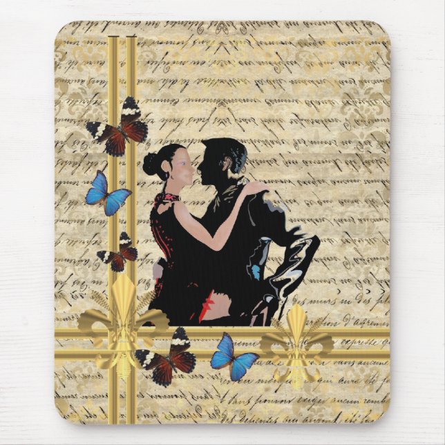 Vintage tango mouse pad (Front)