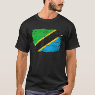 Vintage Tanzania Flag For Tanzanian T-Shirt