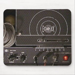 vintage tape echo mouse pad