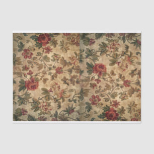 Vintage Tapestry Decoupage Collage Ephemera Tissue Paper