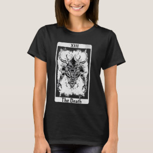 Vintage Tarot Card Death Satanic Occult Satan Unho T-Shirt
