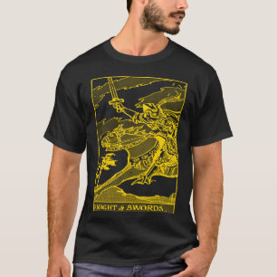 VINTAGE TAROT CARD KNIGHT OF SWORDS T-Shirt