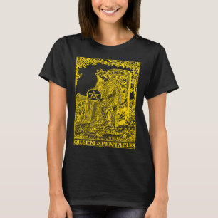 VINTAGE TAROT CARD QUEEN OF PENTACLES T-Shirt
