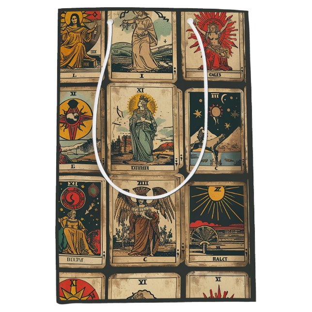 Vintage Tarot  Gift Bag (Front)