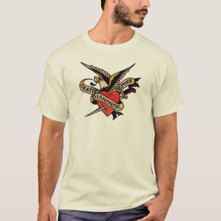 Vintage Tattoo - Death Before Dishonour Eagle T T-Shirt