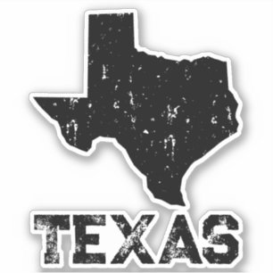 Vintage Taxes state vinyl contour sticker