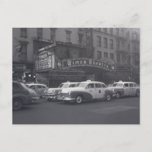 Vintage Taxi Cars Cinematic Autos Postcards