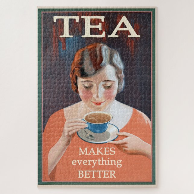 Vintage Tea Advertisement - Makes Better Jigsaw Puzzle (Vertical)
