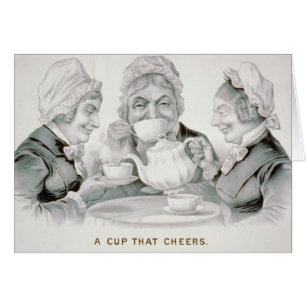 Vintage Tea Party Friends, A Cup That Cheers