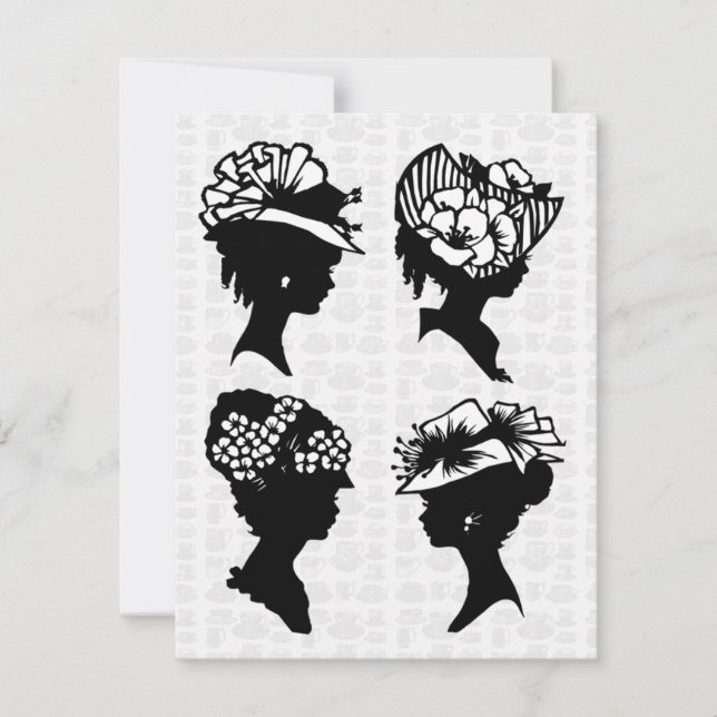 Vintage Tea Party Invitation (Front)