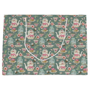 Vintage Tea Party Large Gift Bag