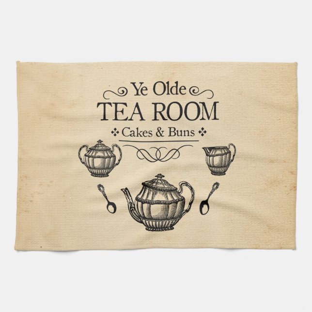 Vintage Tea Room Towel (Horizontal)