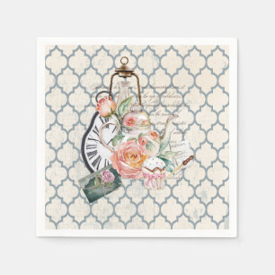 Vintage Tea Time Napkin